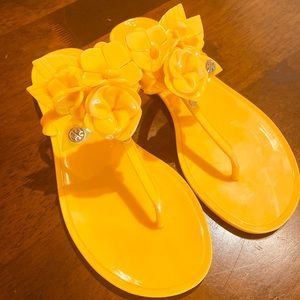 YELLOW TORY BURCH SANDALS